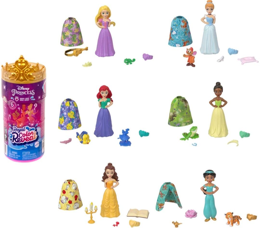 Disney Princess color reveal