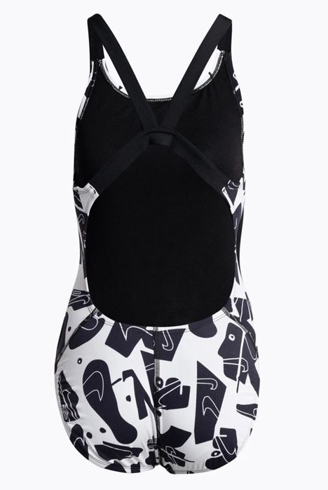 Купальник суцільний жіночий Nike Multiple Print Fastback чорний