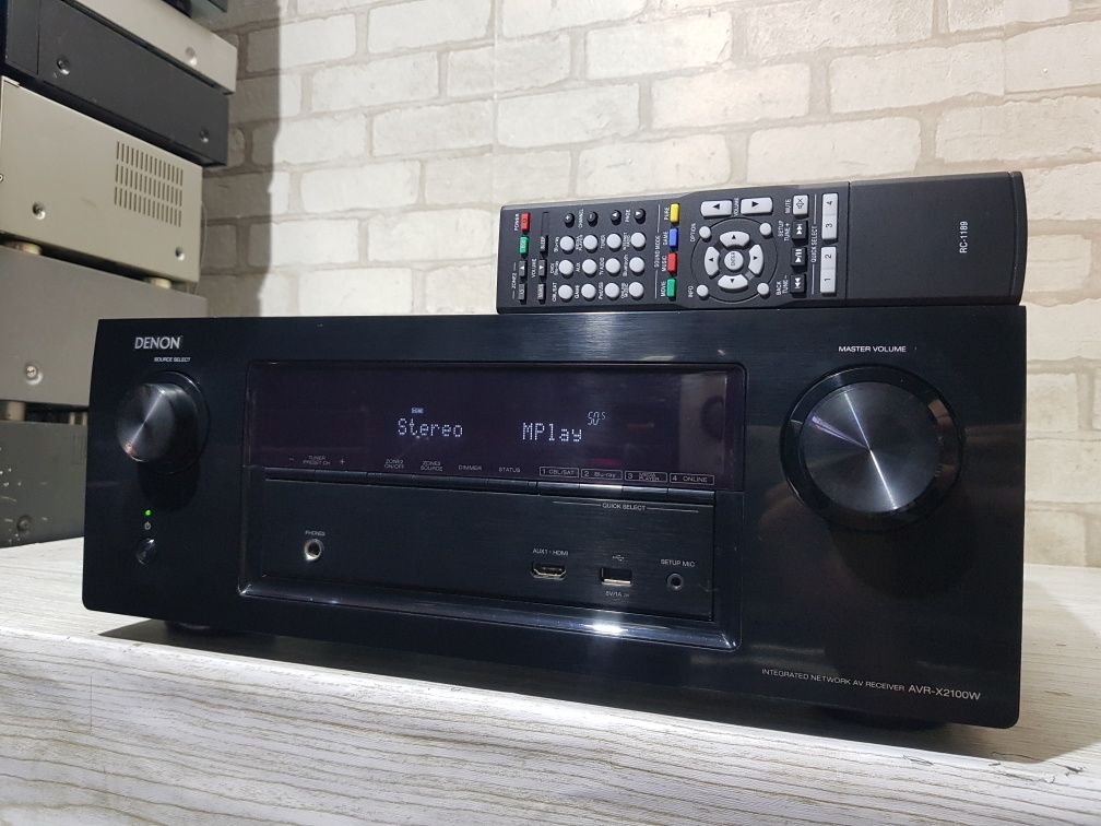 Пульт!7.2 AV ресивер Denon AVR-X2100+1 WiFi Bluetooth HDMI AirP