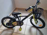 Rower dziecięcy 16' B'TWIN 500 Dark Hero dla dzieci 4-6 lat