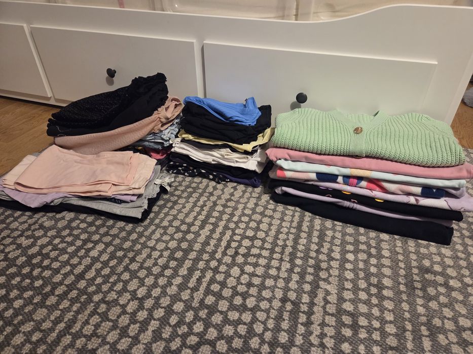 Okazja! Paka ubrań 128-134 bluza/leginsy/spódnica/h&m, zara, reserved