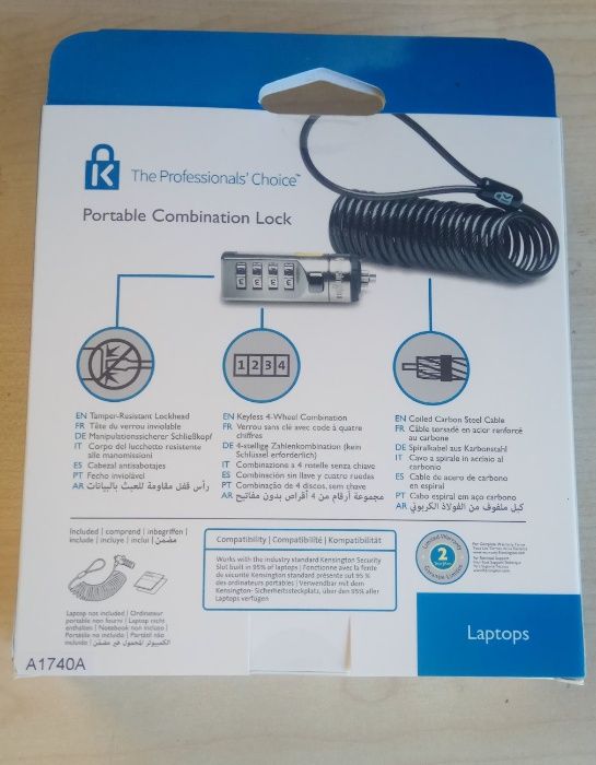 Linka Kabel Lock Kensington do laptopa