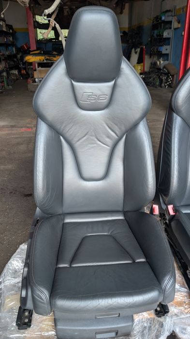 Fotele Audi S6 C6 RS6 Avant full elektryka bdb stan.