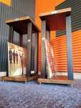 STANDY podstawy pod kolumny stojaki premium VolumePlus drewno buk+stal