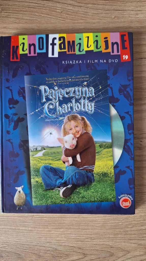 Pajeczyna Charlotty książka i płyta DVD kino familijne 19