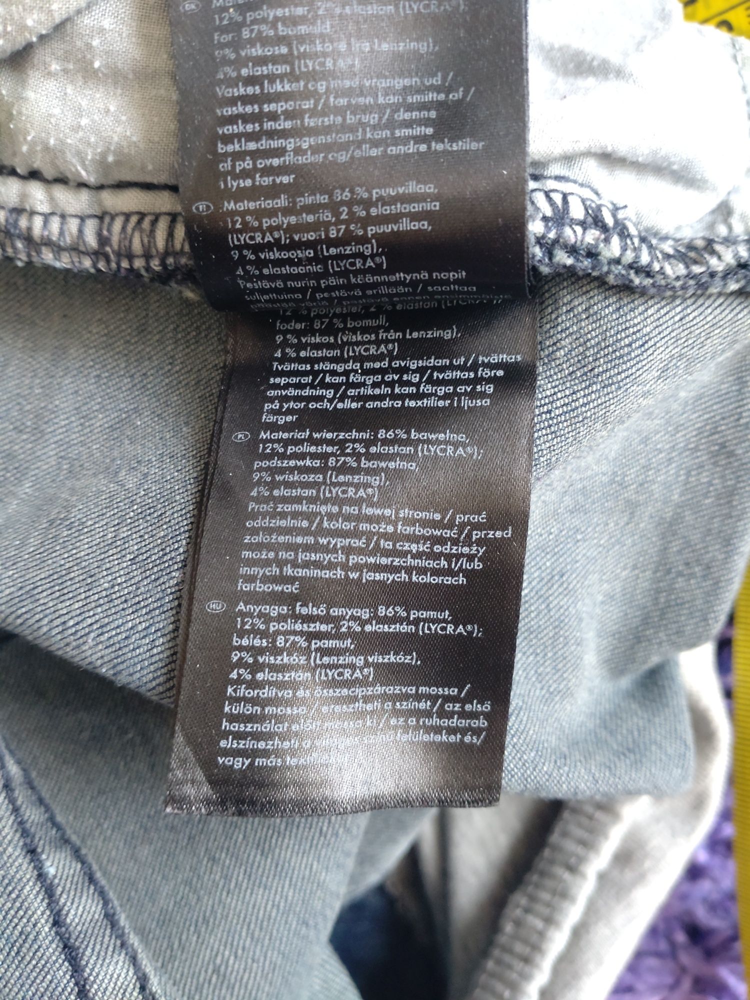2xDżinsy ciążowe Esmara r. 36 dla p.Eweliny