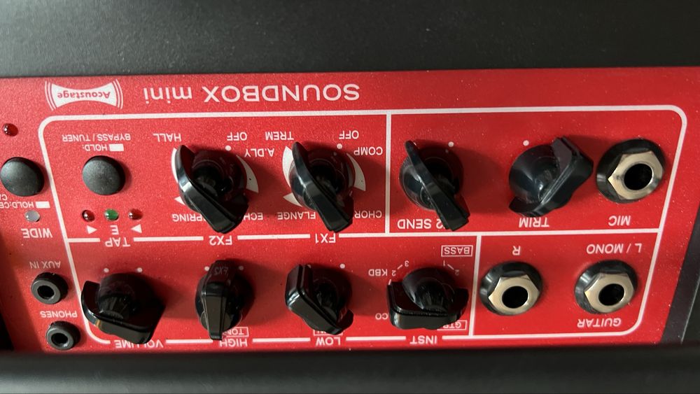 Gitara elektryczna piecyk  wzmacniacz karaoke Made in England