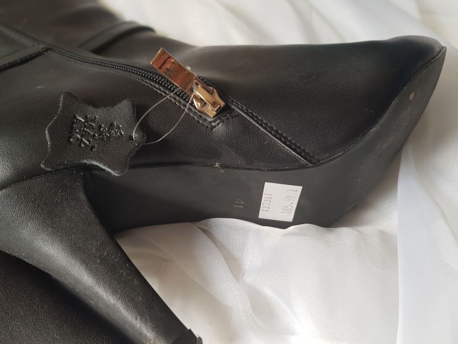 MAZARO - kozaczki, szeroka łydka, wygodne