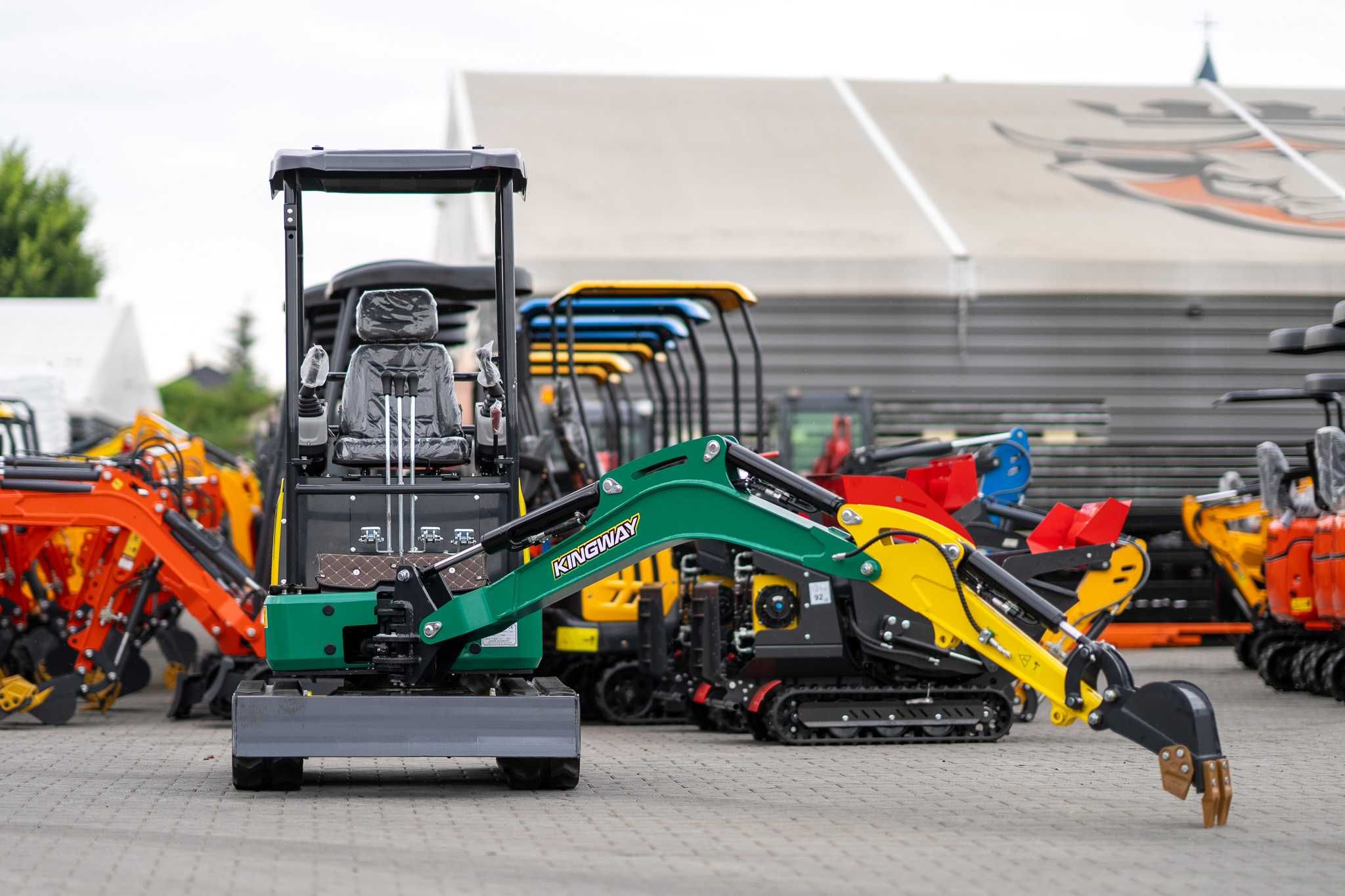 Nowa MINIKOPARKA Kingway HP15 Laidong 3Cyl 1550kg 110cm 25KM RS +3 Łyż