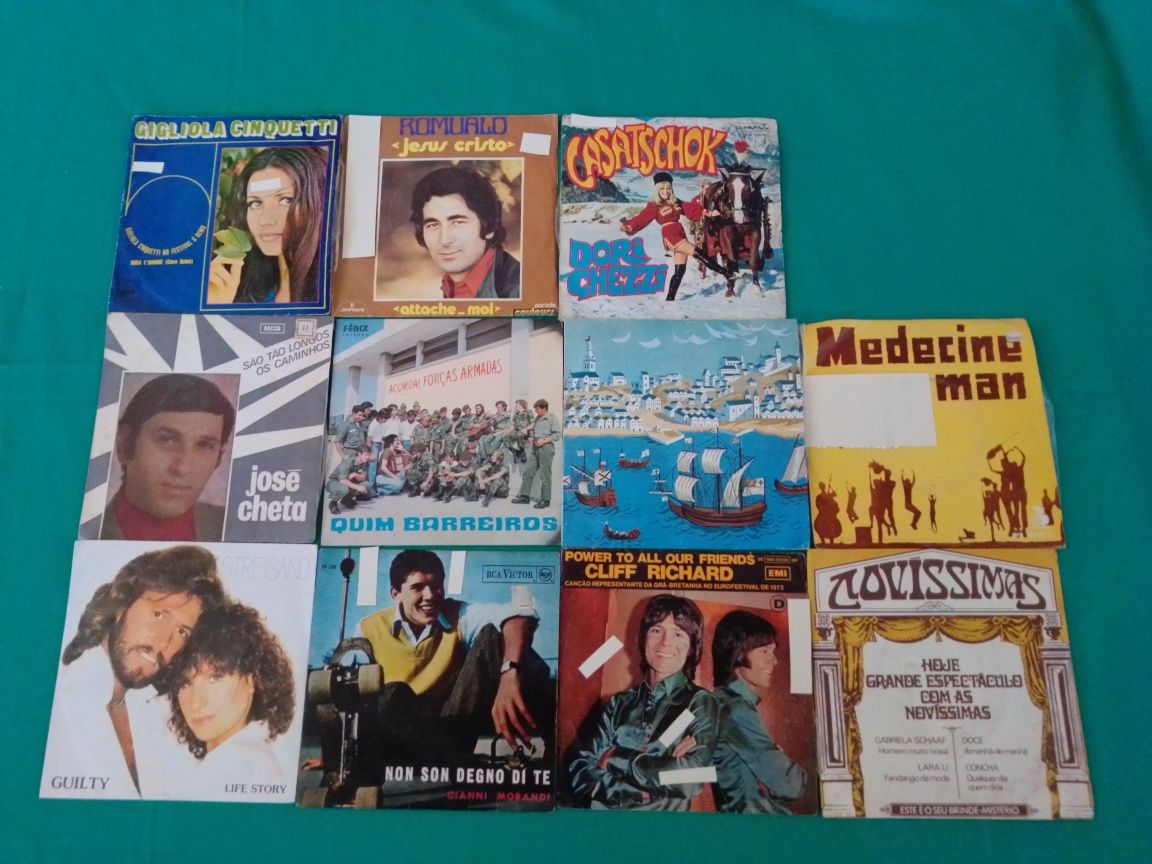 Discos de vinil 7" (Vários)