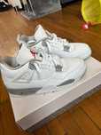 Buty Jordan4 Air Retro Biały Oreo UnisexTrampki EU41