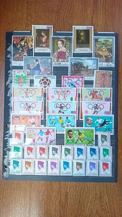 Znaczki pocztowe stemplowane - świat mix.