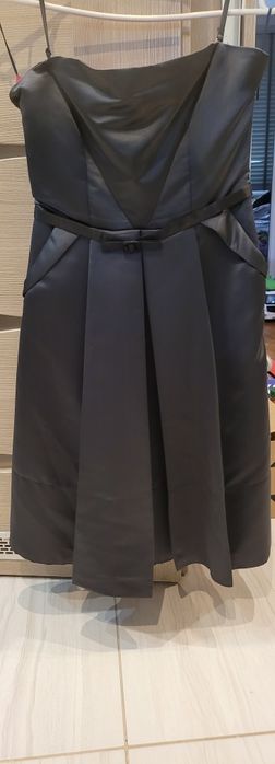 Sukienka Mango rozm. S szara z połyskiem