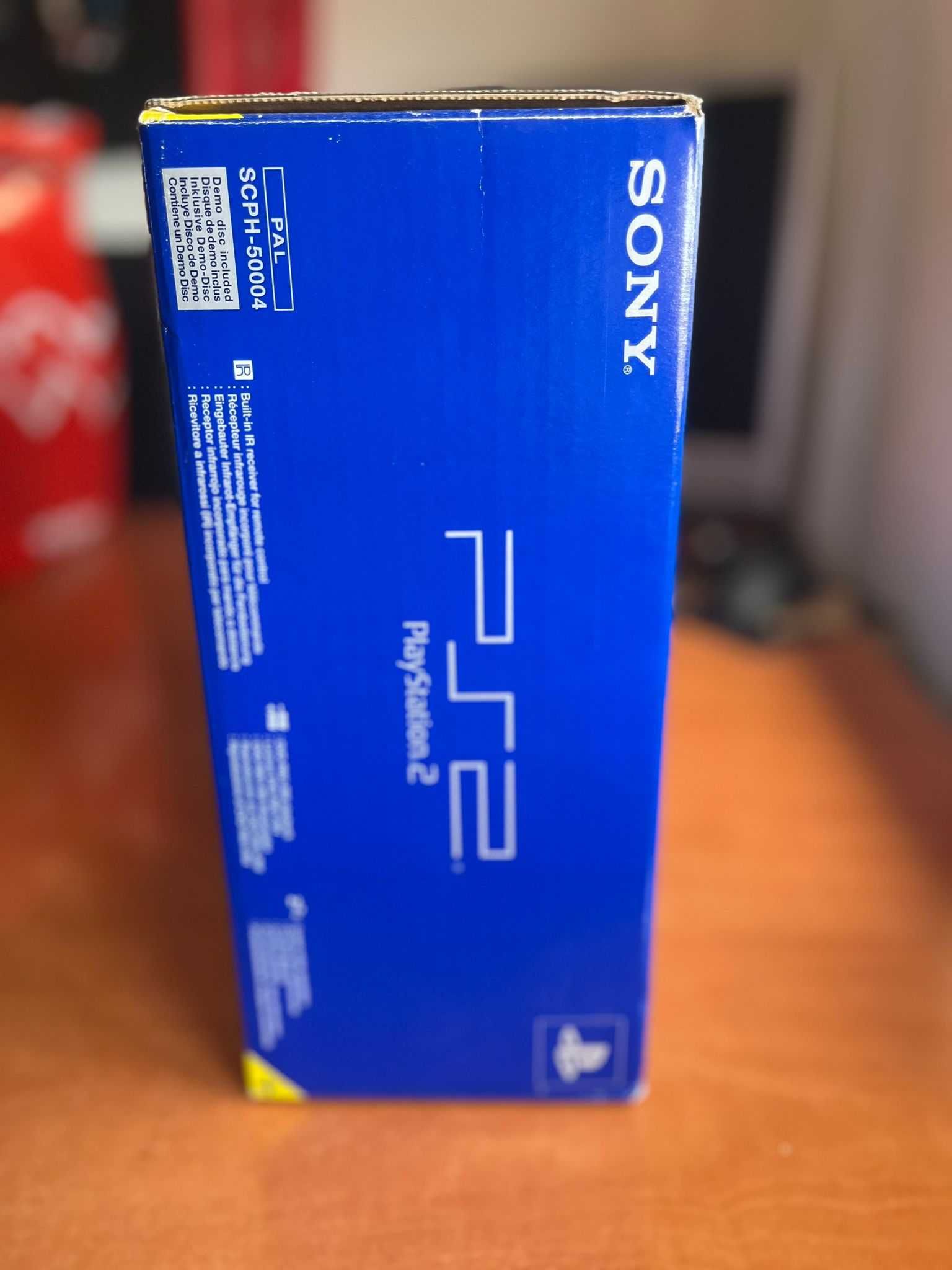 Caixa Sony Playstation 2 - Azul (somente caixa) SCPH-50004