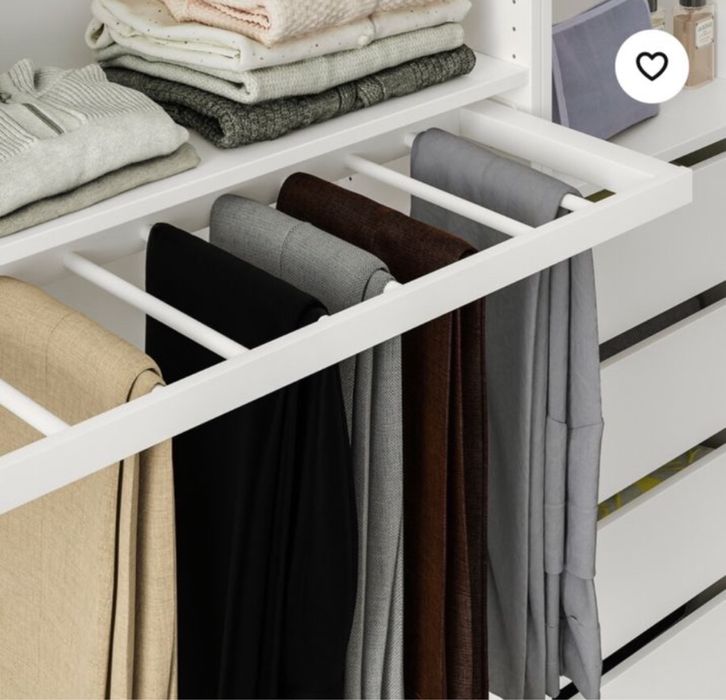 Ikea Pax Komplement wieszak na spodnie 100x35