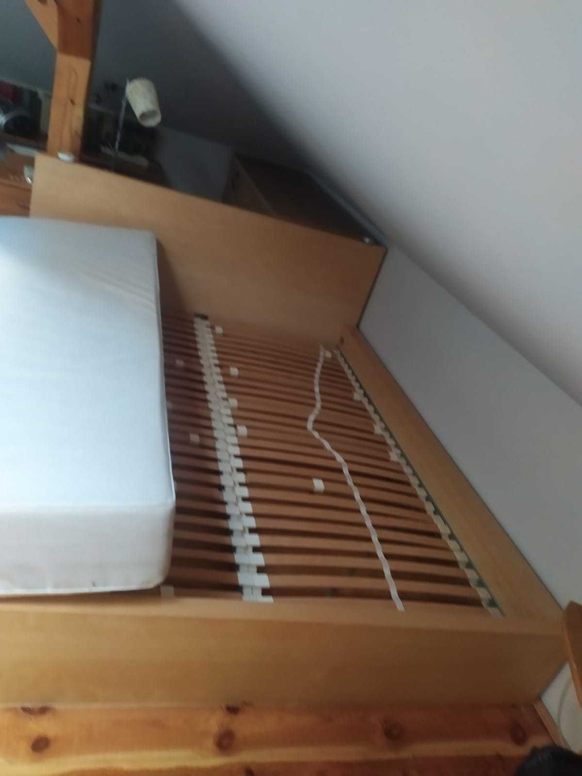 Łóżko Malm Ikea 160 x 200 z materacem