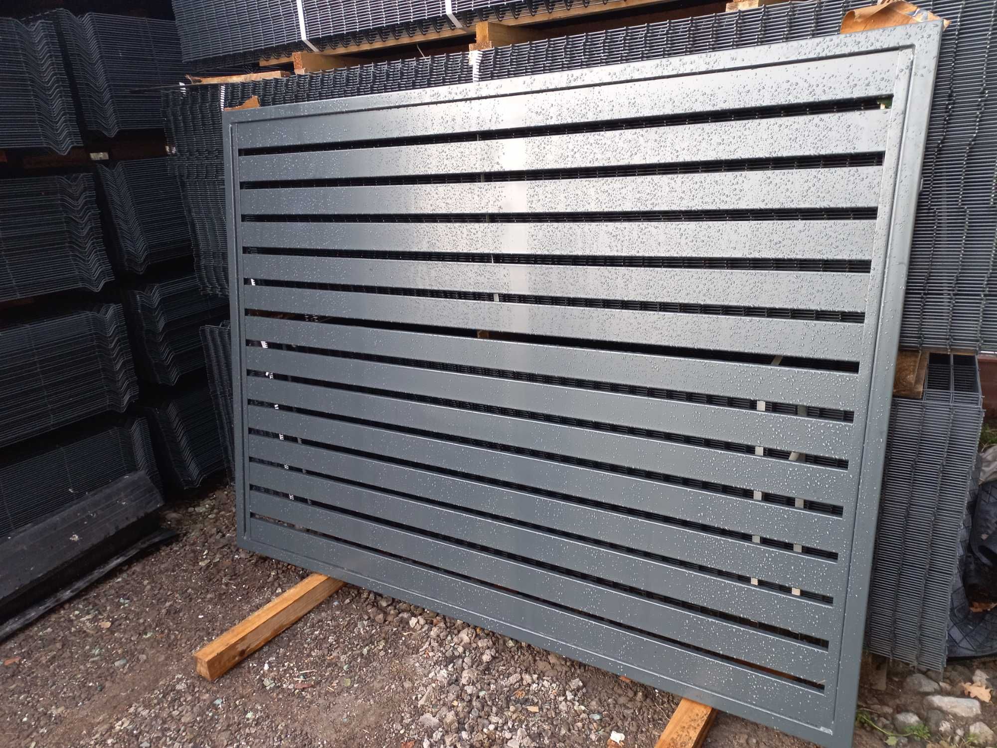 Panel ogrodzeniowy panele ogrodzeniowe płot ploty słupki 60 40 3d