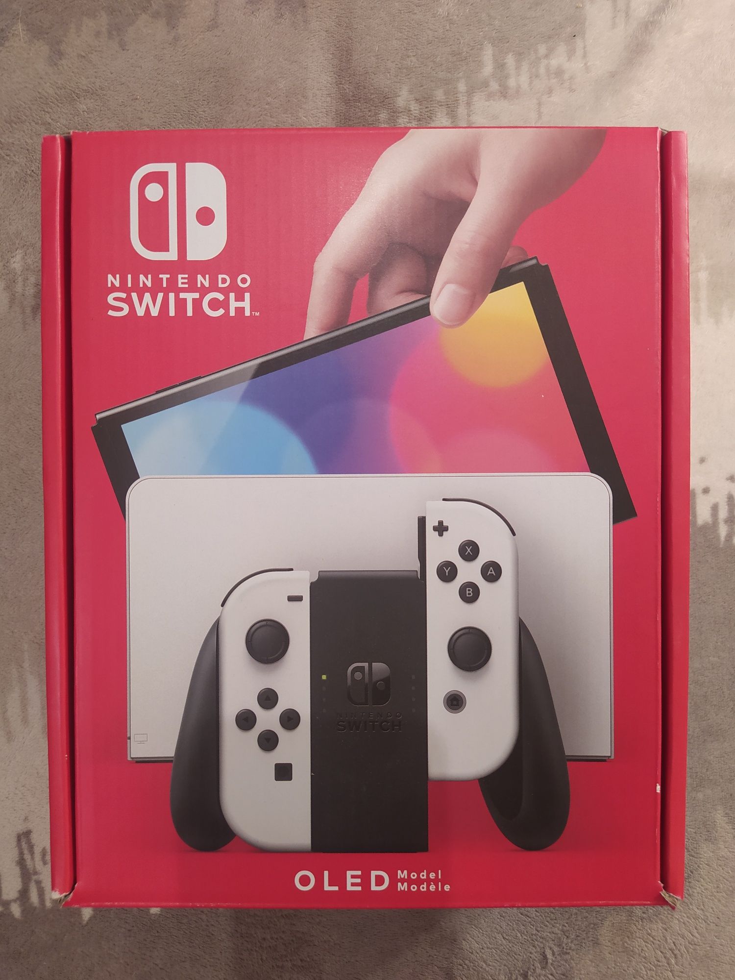 Nintendo Switch Oled Biały+ Etui