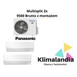 Klimatyzacja Pompa Ciepła Multisplit Panasonic 2x Najwydajniesza!