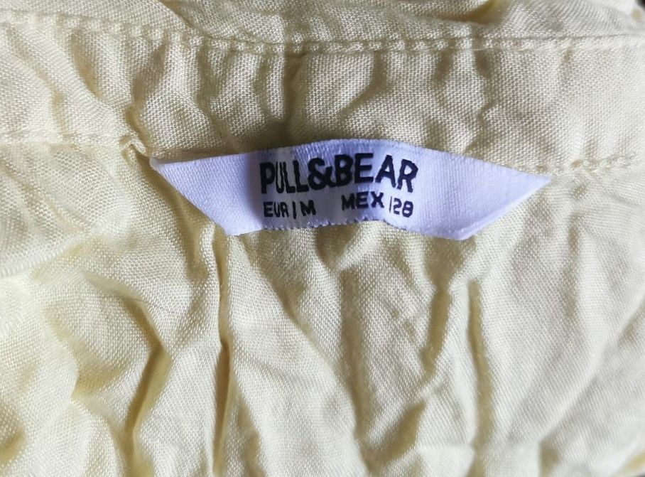 Koszula z wycięciem na plecach, 100% wiskoza, PULL & BEAR, M