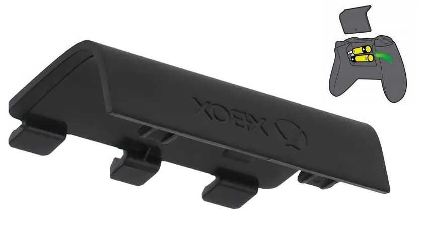 Oryginalna Czarna Klapka baterii pad Xbox One S Mod 1708 * Wejherowo