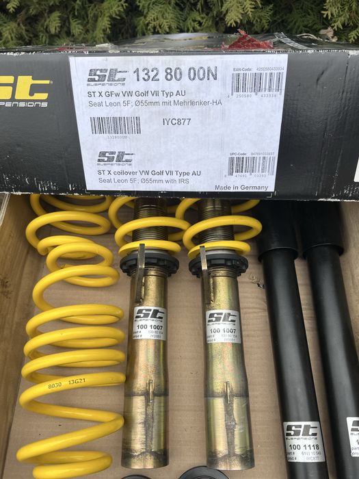 Zawieszenie gwintowane ST X Seat Leon 5F, Golf 7,Audi a3 8V