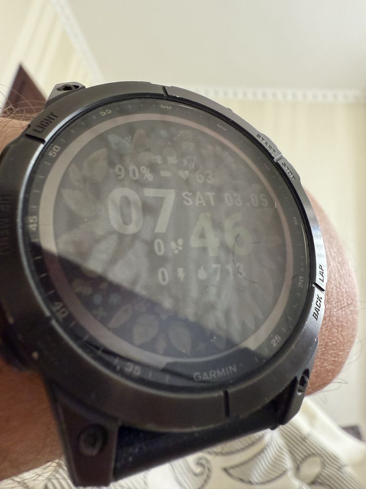 Garmin 7 saphire solar титановий корпус надійне скло