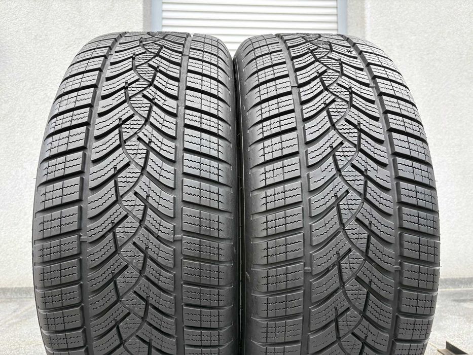 2szt zimowe 225/55R17 GoodYear 7,2mm 2022r świetny stan! Z761 gwar