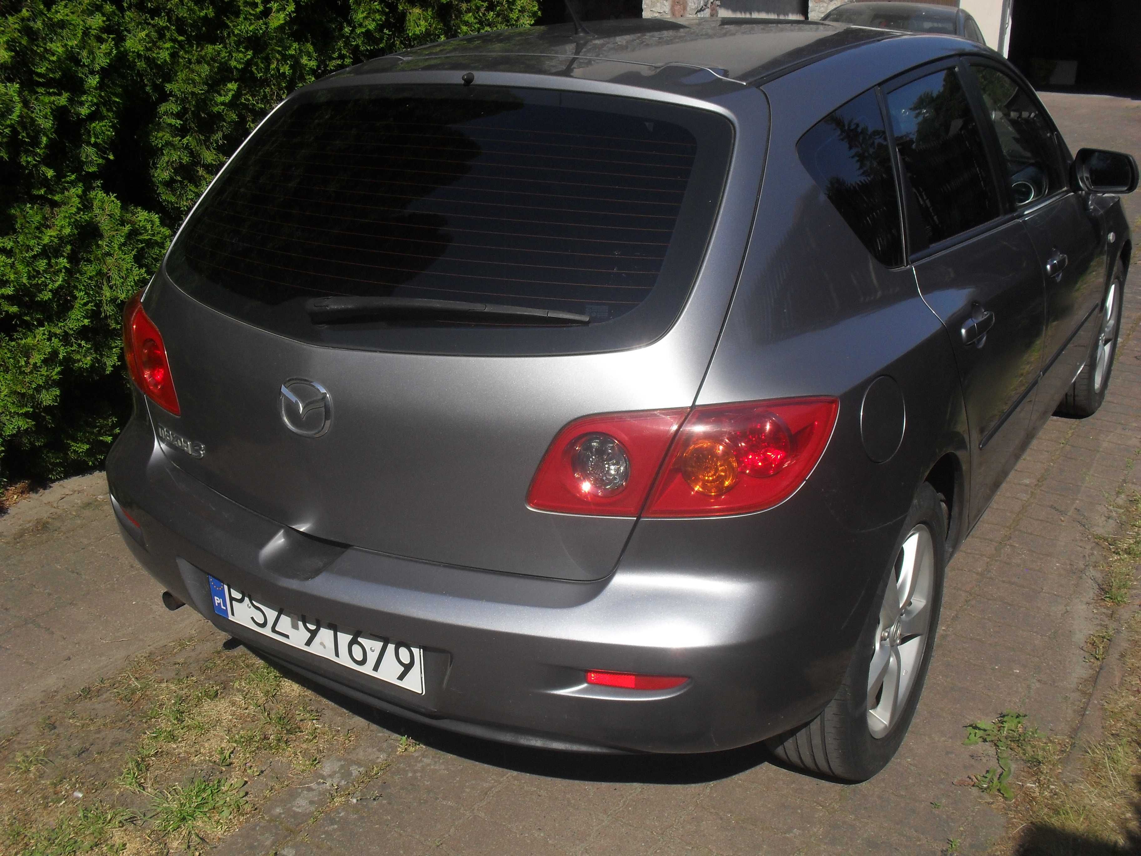 MAZDA 3 1.6 benz.zarejestr.I wł.klima  I rej.2005 r.