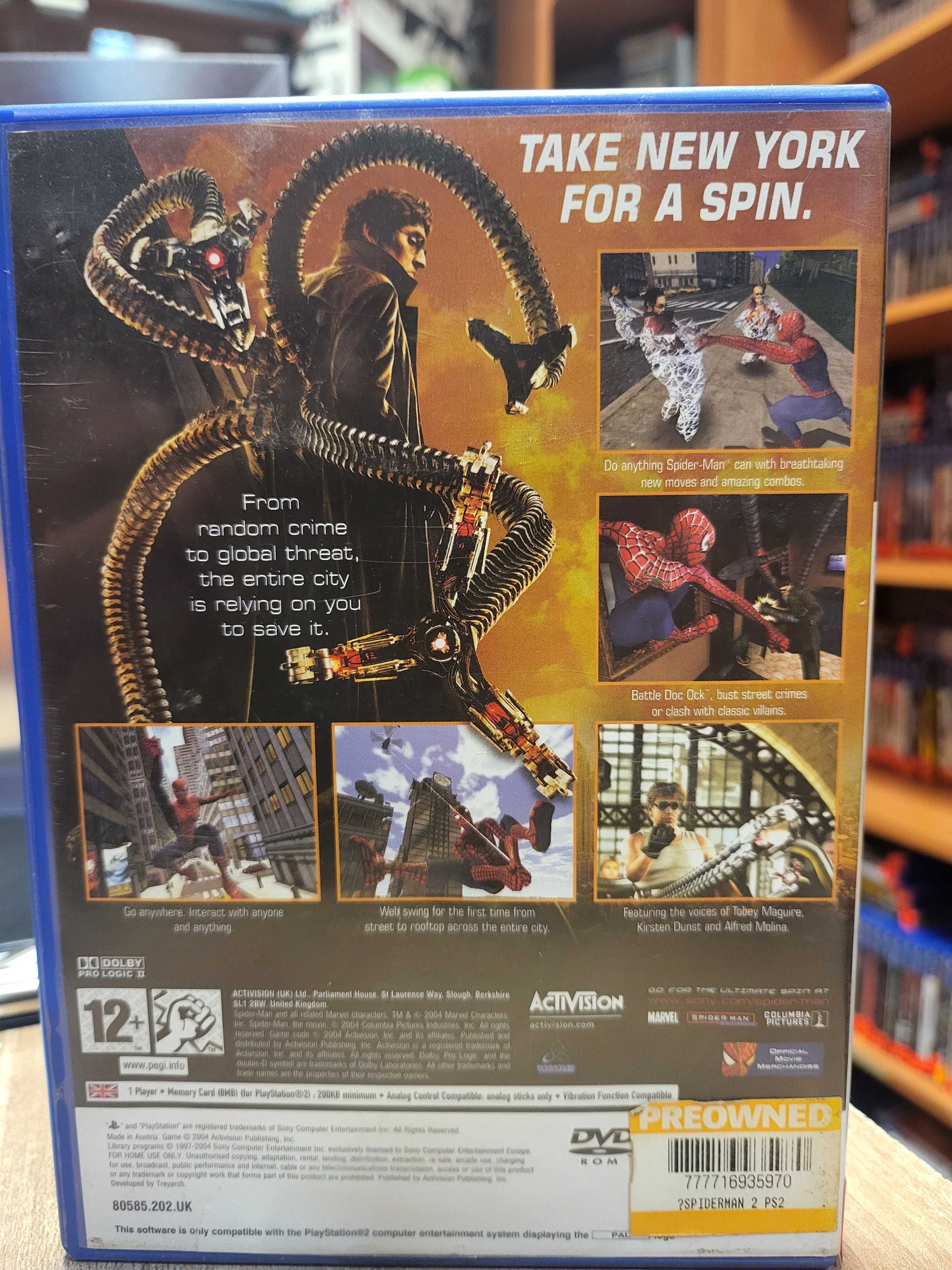 Spider-Man 2: The Game PS2 Wymiana Skup SklepRetroWWA