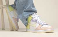 Nike Dunk High - White/Cashmere/Lemon Twist (27см)(орігінал)