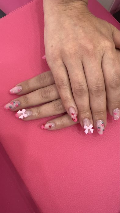 Nail designer, fibra de vidro e molde F1