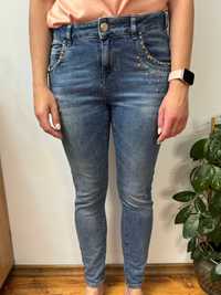 Spodnie jeansowe skinny jeansy jaime stone jeans Mos Mosh W26 S M