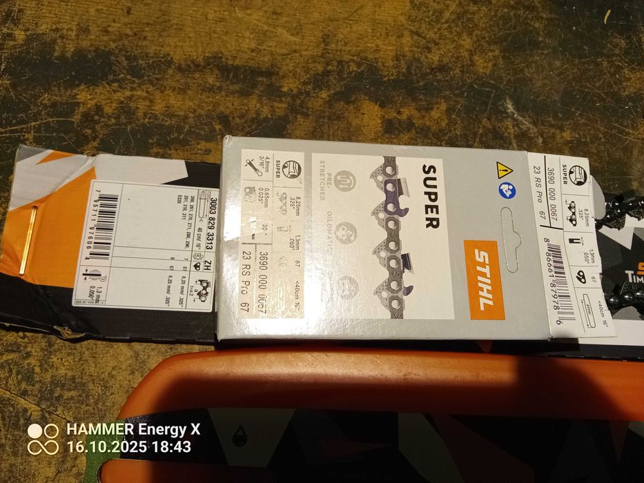 Zestaw  Prowadnica  osłona łańcuch  STIHL Wersja TIMBERSPORT 325 40cm