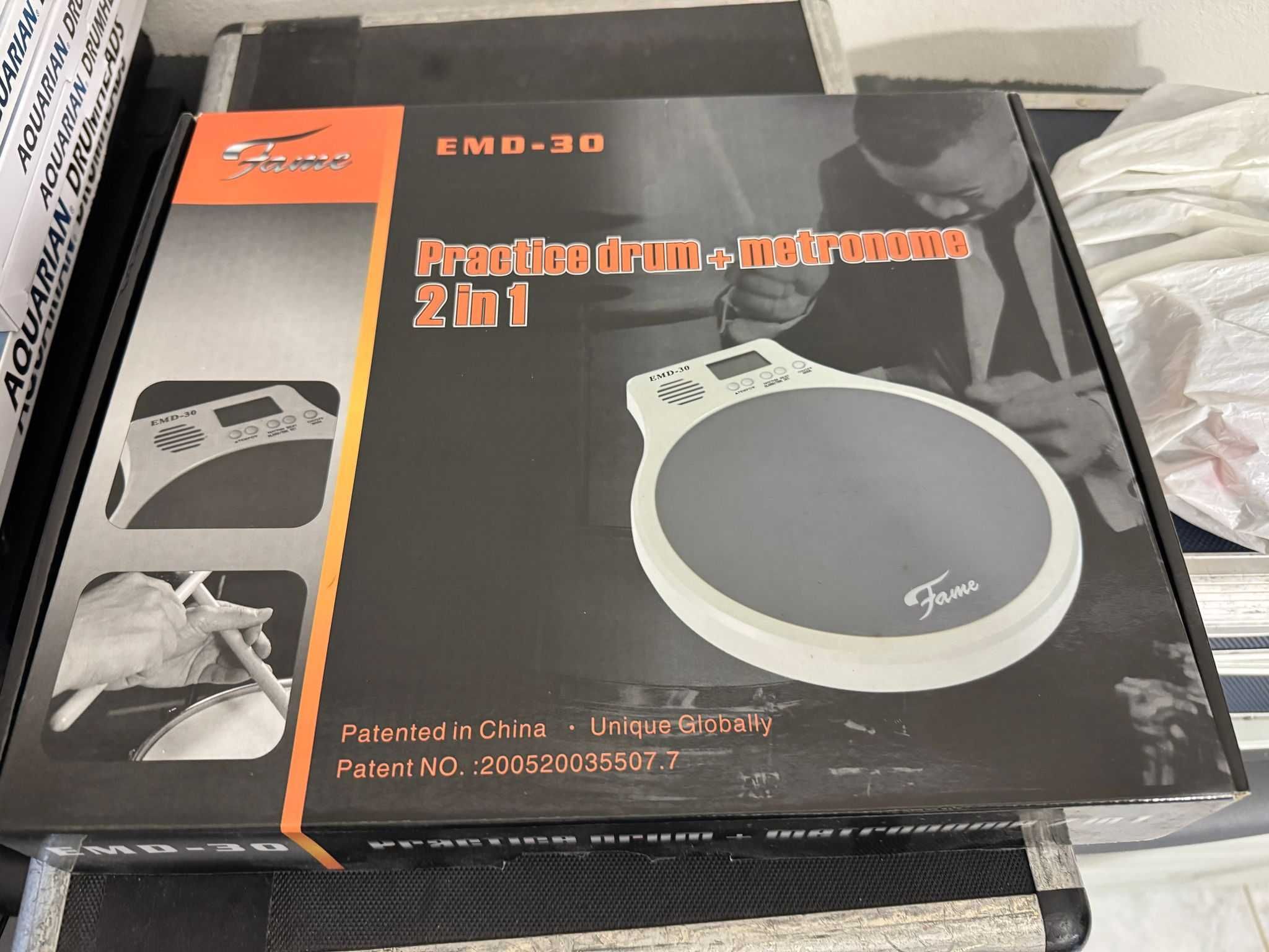 pad de treino bateria FAME EMD-30