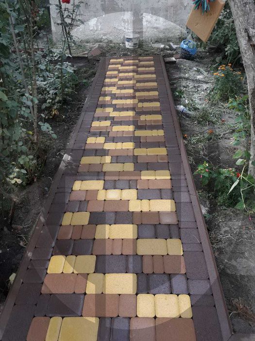 Плитка тротуарная 200х100/Старый город 40.Высокое качество/низкая цена