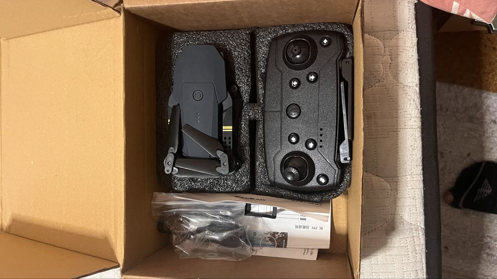 Drone E58 como novo usado 2 vezes