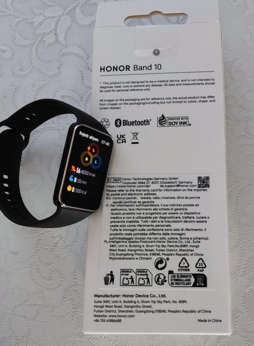 Opaska zegarek Honor Band 10 nowość nowszy model band 9