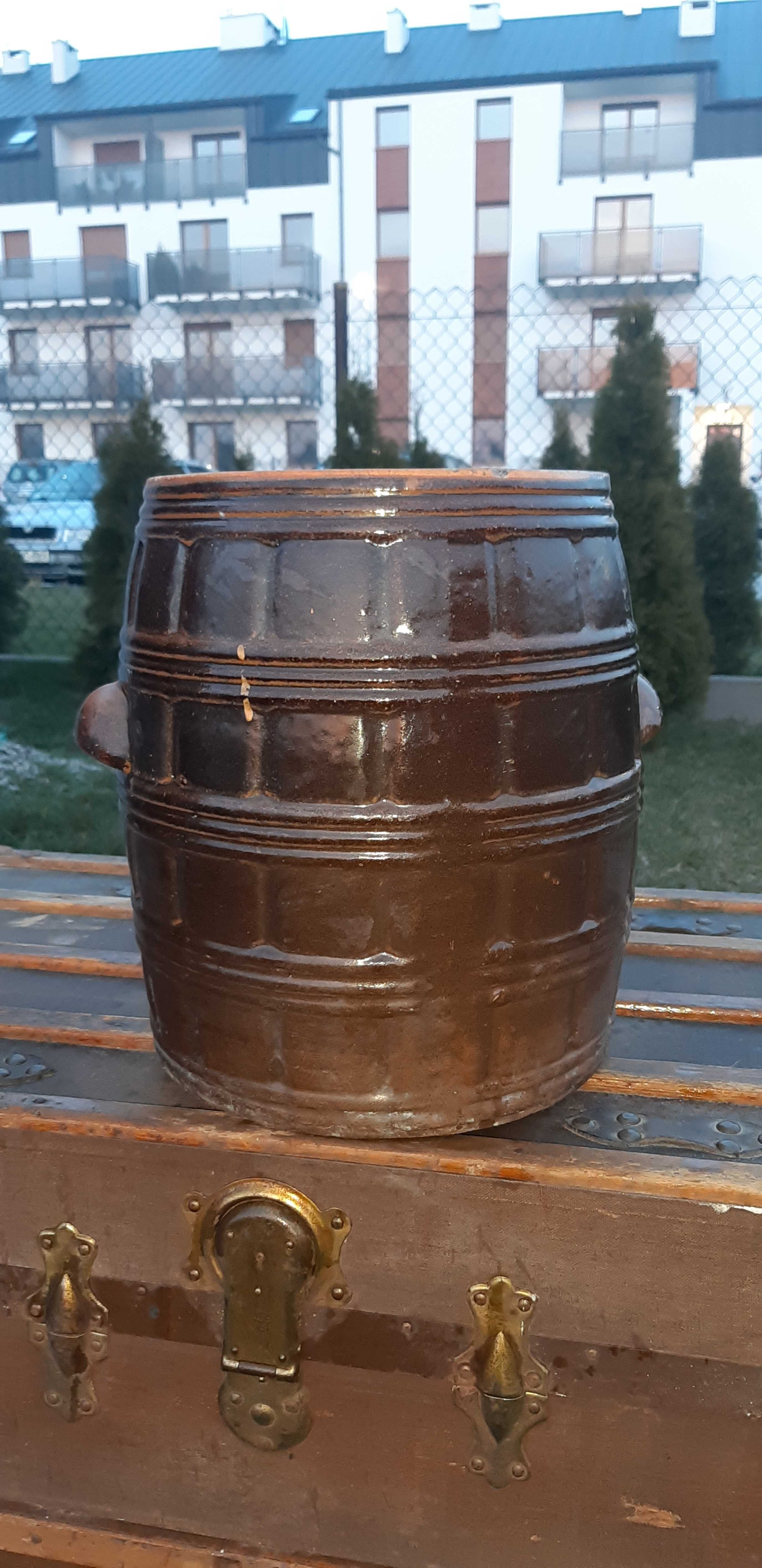 Dom i ogród,  garnek kamionkowy.