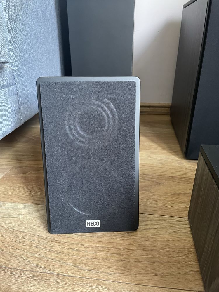 Zestaw kina domowego HECO Aurora + Onkyo TX-NR686 – stan idealny!