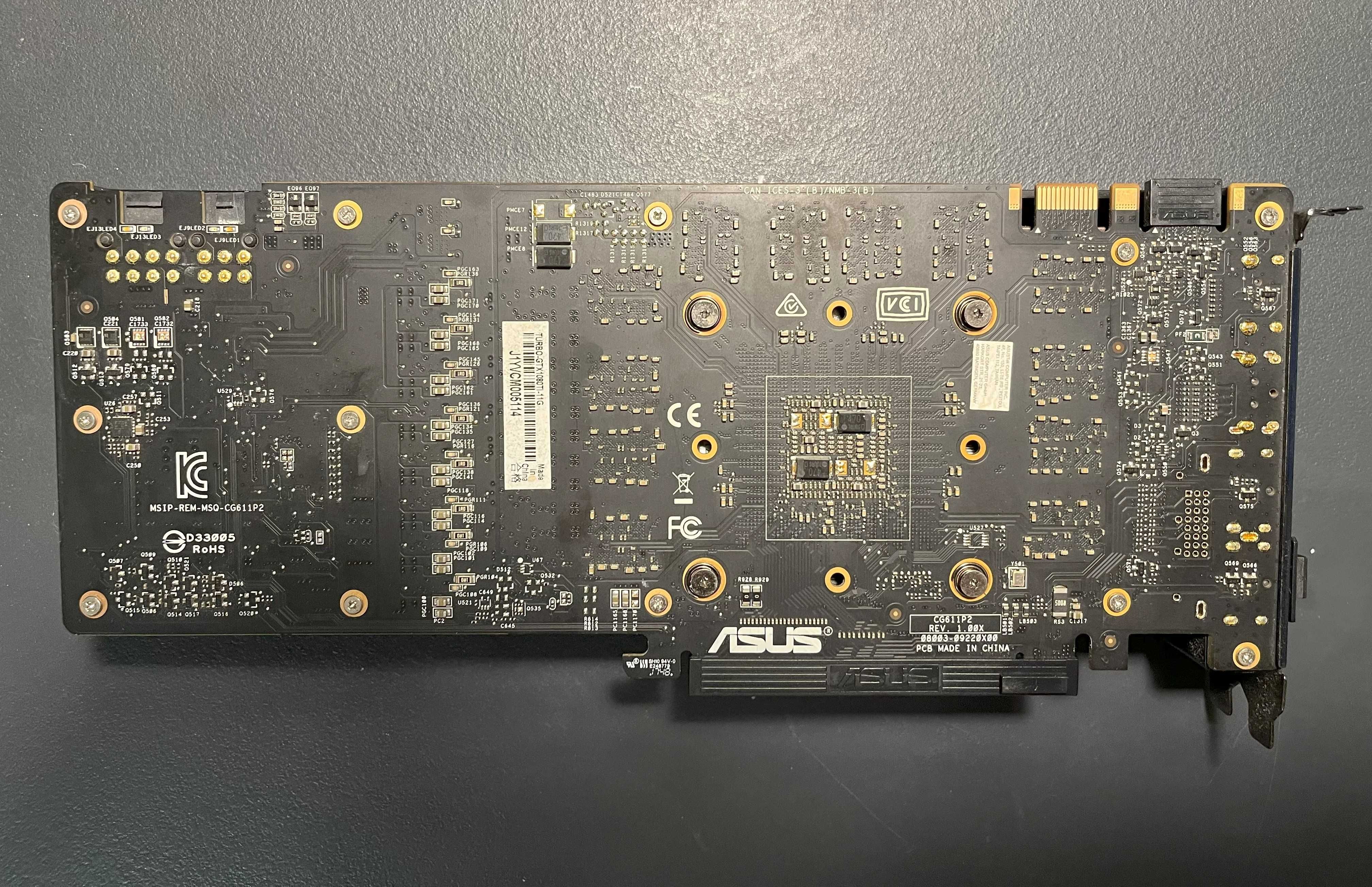 Відеокарта Asus PCI-Ex GeForce GTX 1080 Ti Turbo 11GB