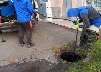 Прочистка труб канализации