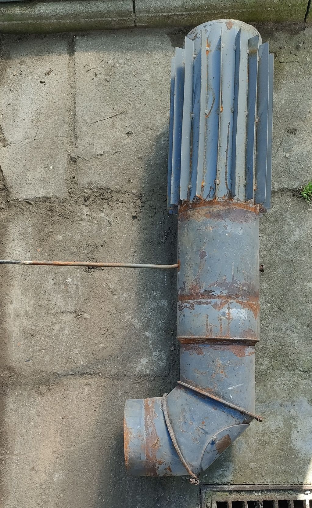 Kolana redukcja przepustnica i radiator kominowy