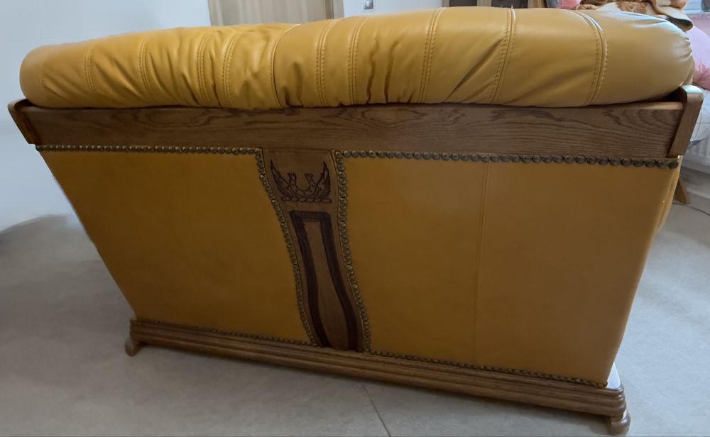 Sofa skórzana dwu osobowa