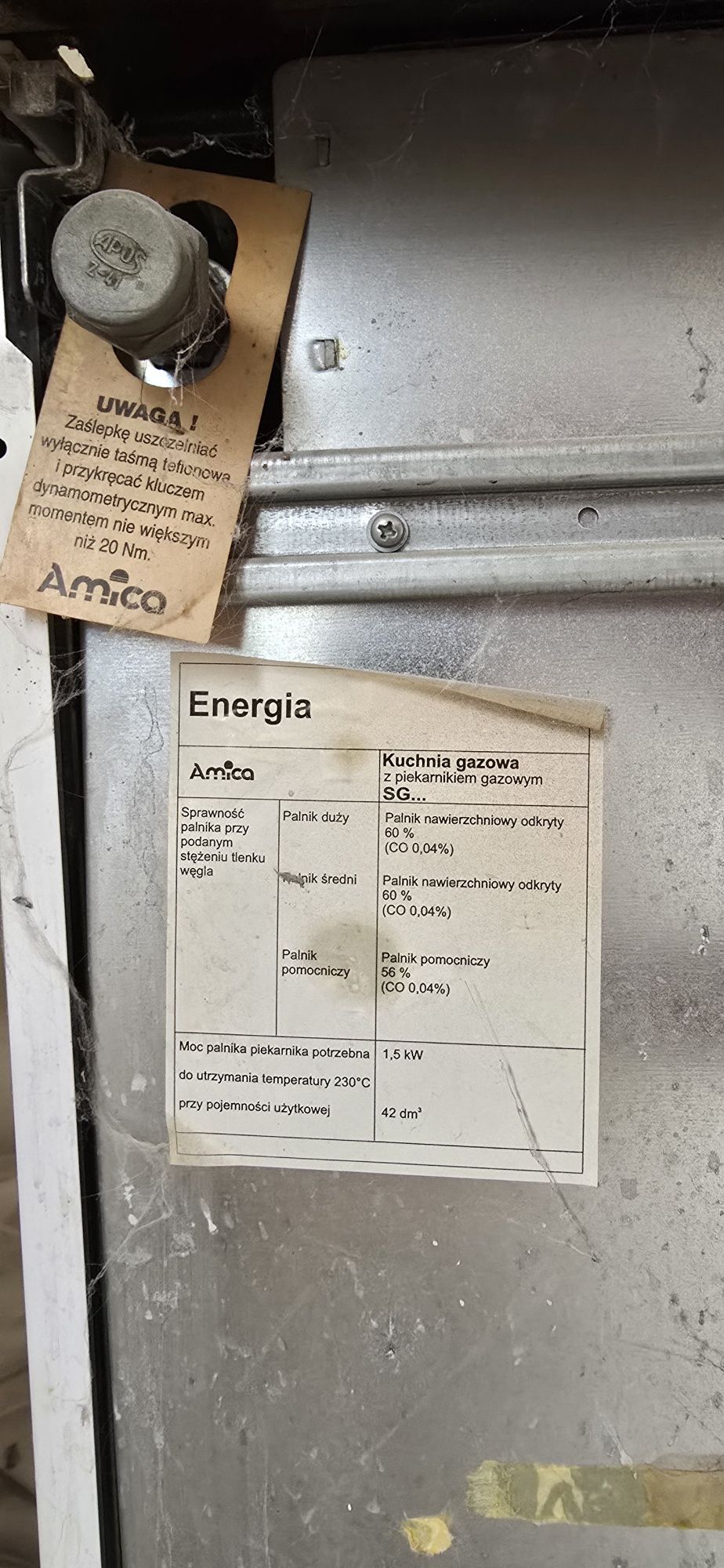 Kuchenka gazowa Amica