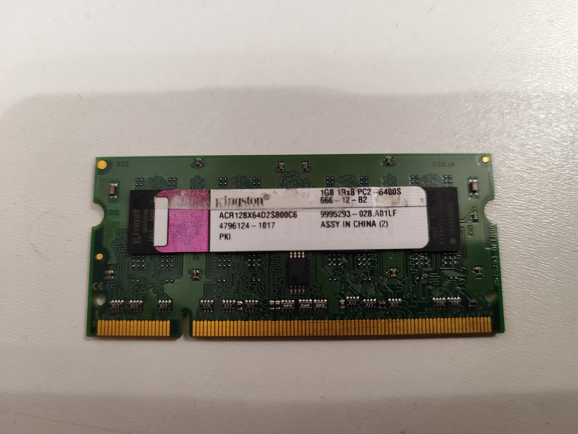 Pamięć RAM DDR2 Kingston 1 GB