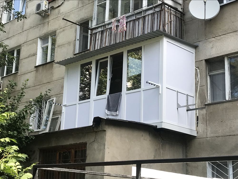 Балконы под ключ: Французское Остекление Расширение (ютуб RadovOdessa)