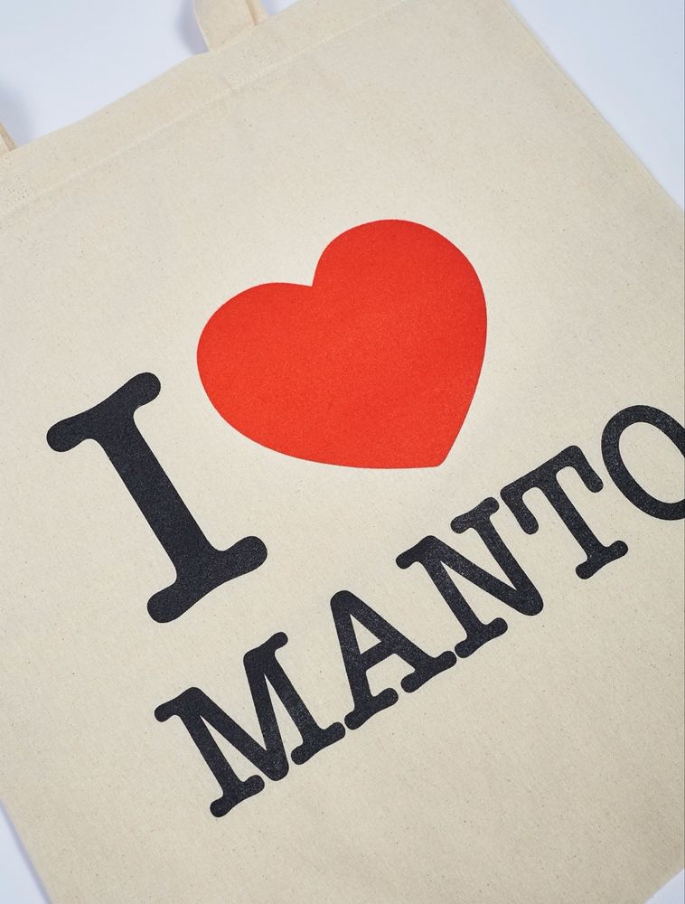 torba bawełniana I LOVE MANTO oryginalna z metką