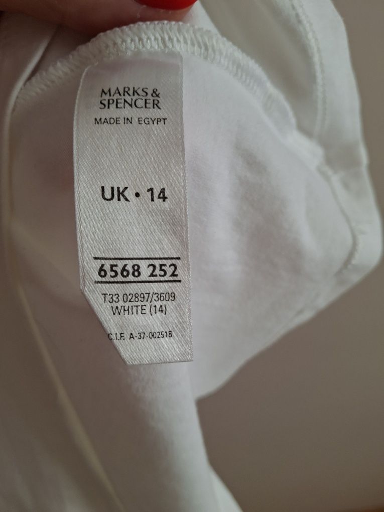 Майка біла базова р.L, Marks & Spencer
