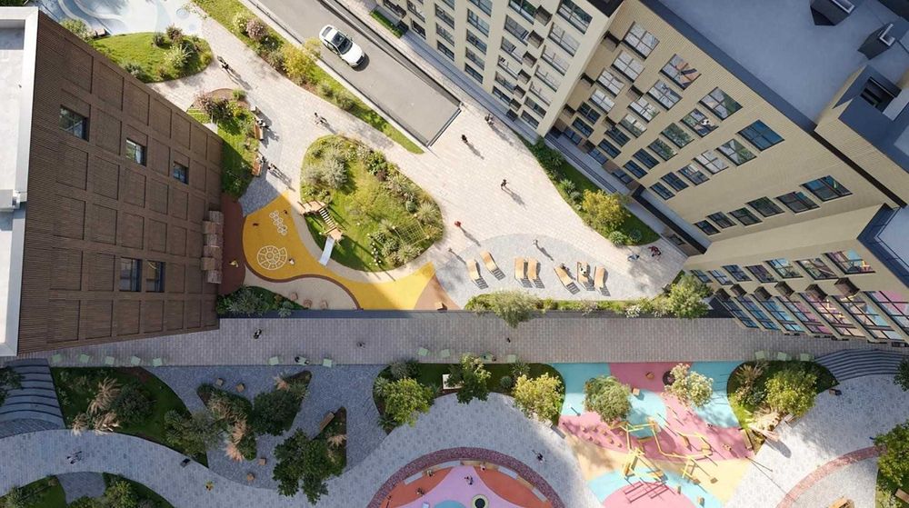 2-кімнатна квартира 58,58 м² з гардеробом і терасою ЖК Brother